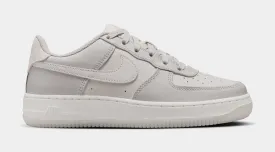 Air Force 1 LV8 Grade School Lifestyle Shoes (Light Bone/Light Iron Ore/Summit White)