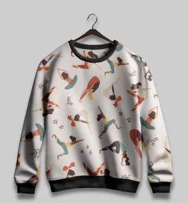 Asana Aura: Flow in Every Pose All Over Print Sweatshirt