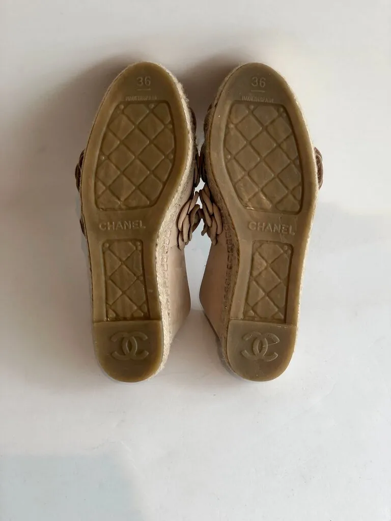 Chanel Rosette Espadrille