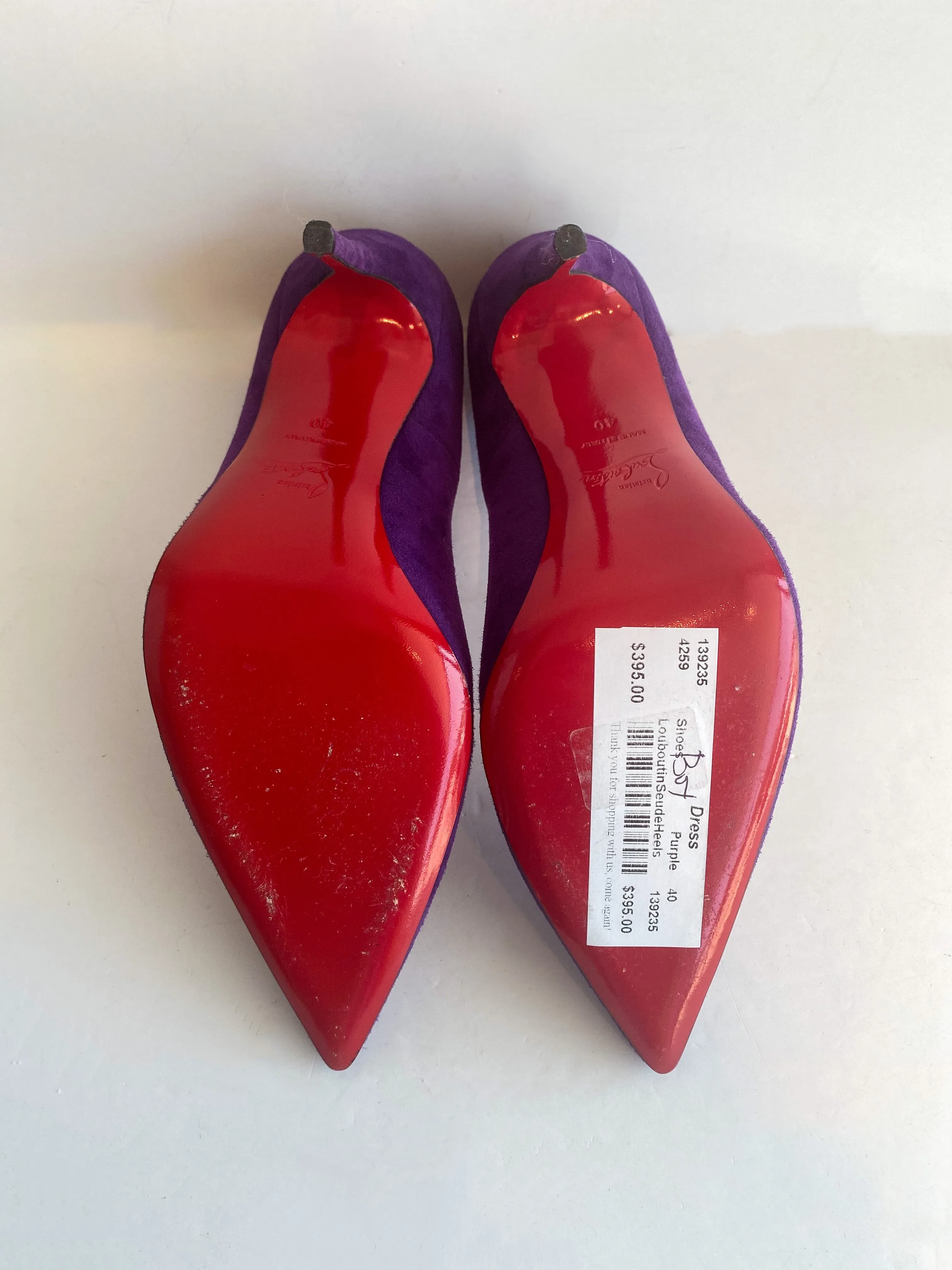 Christian Louboutin So Kate Suede Heels