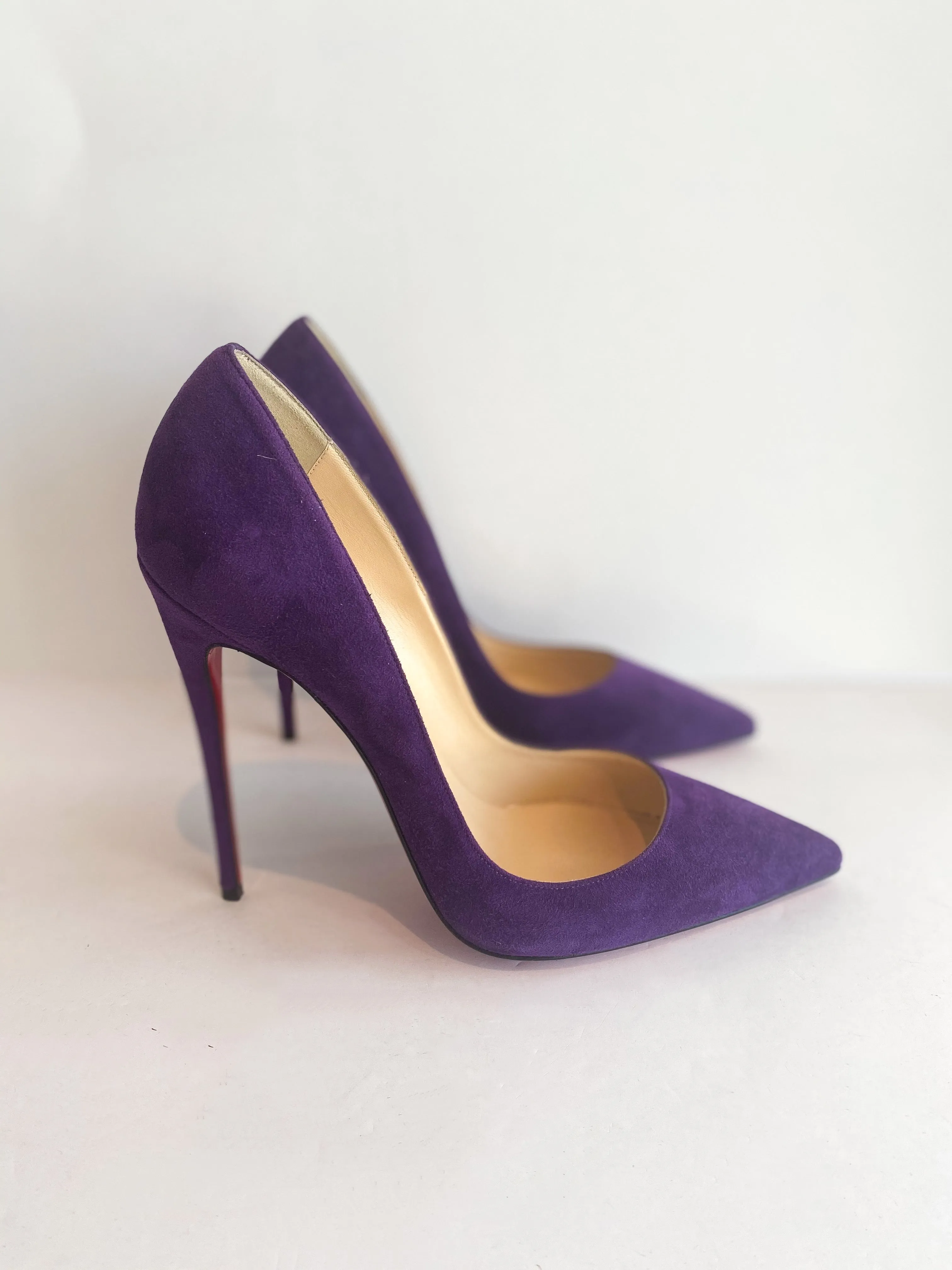 Christian Louboutin So Kate Suede Heels