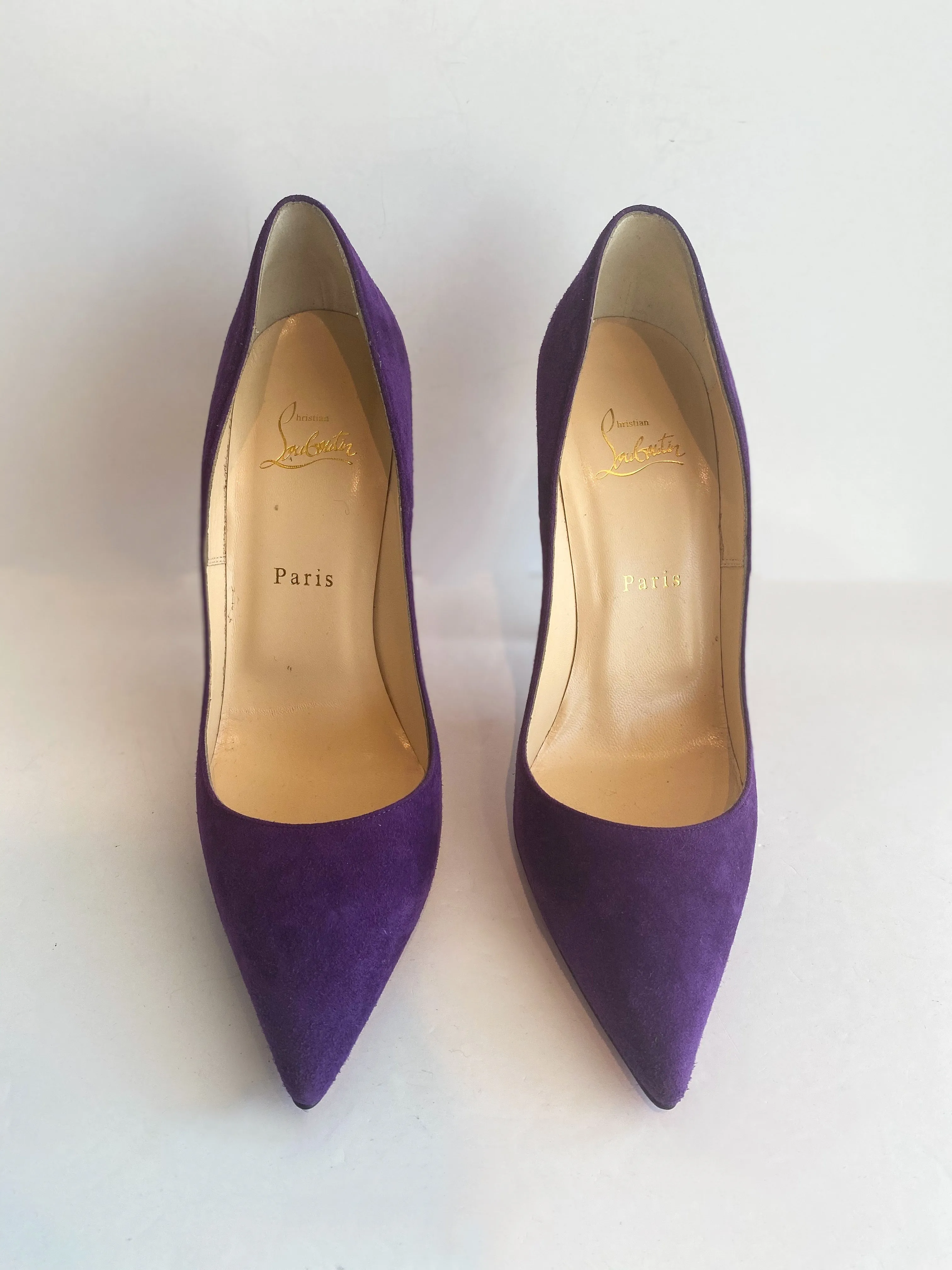 Christian Louboutin So Kate Suede Heels