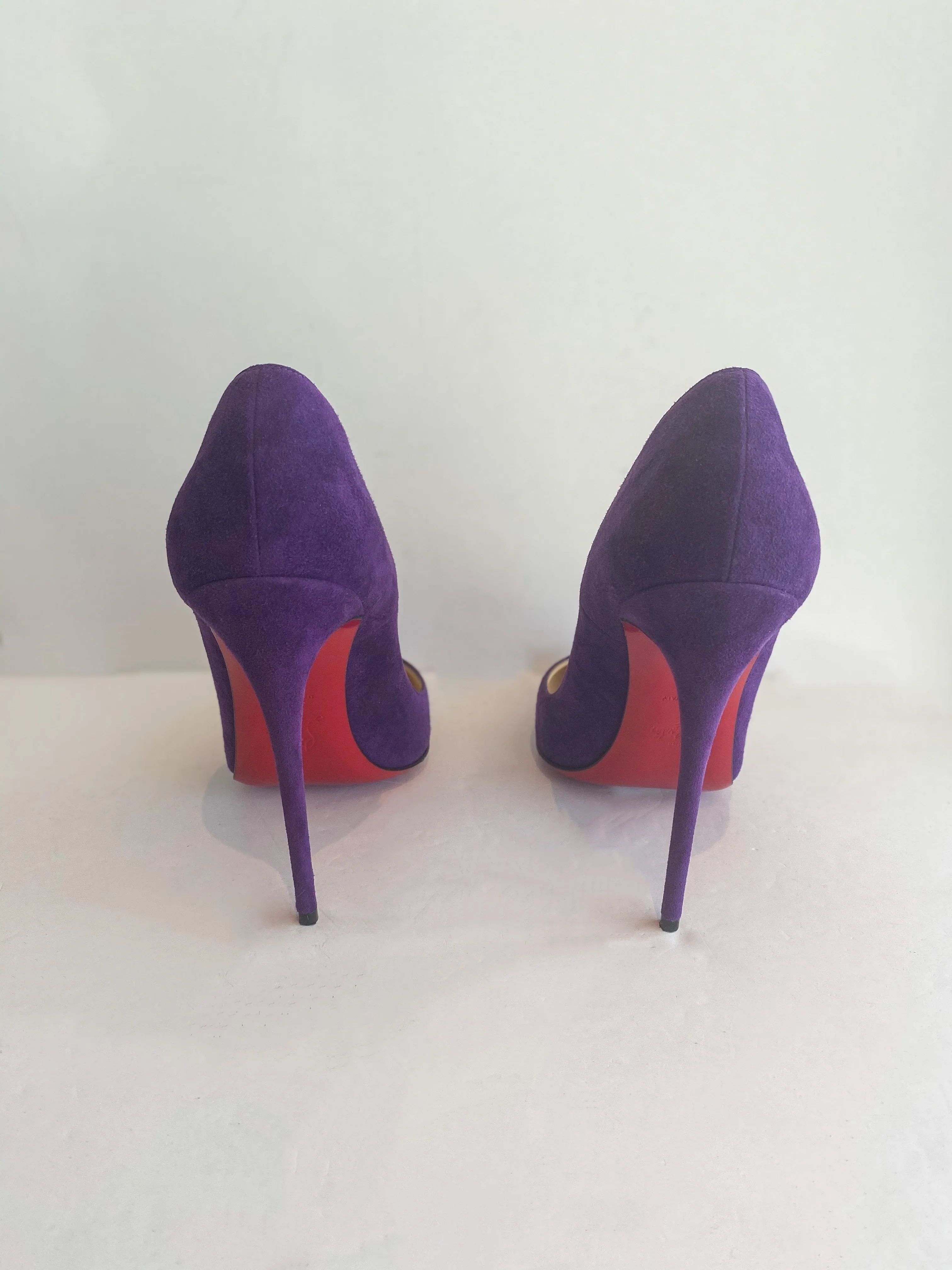 Christian Louboutin So Kate Suede Heels