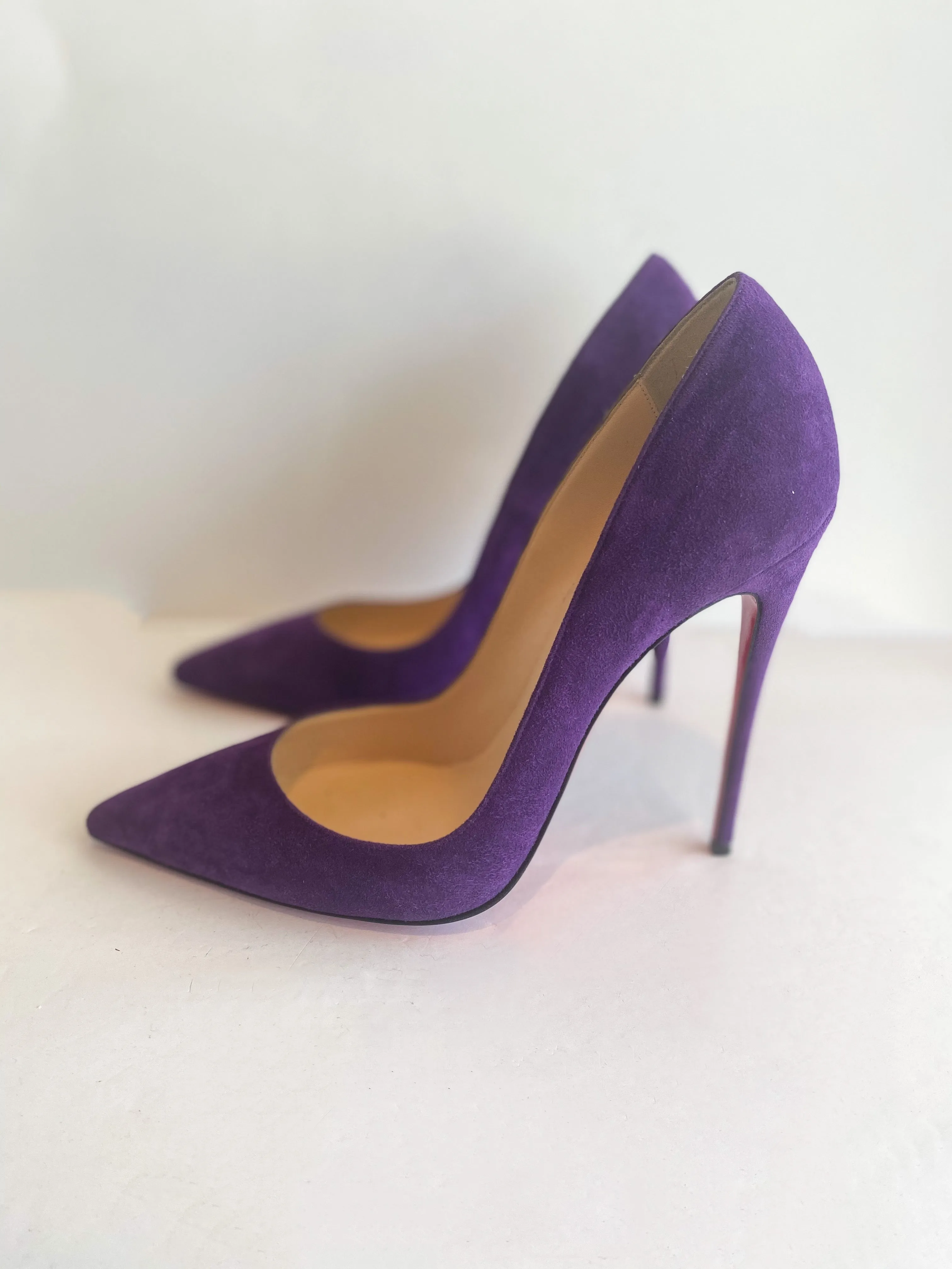 Christian Louboutin So Kate Suede Heels