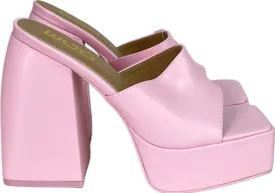 Ego Pink Extreme Platform Block Heels UK 5 EU 38 👠