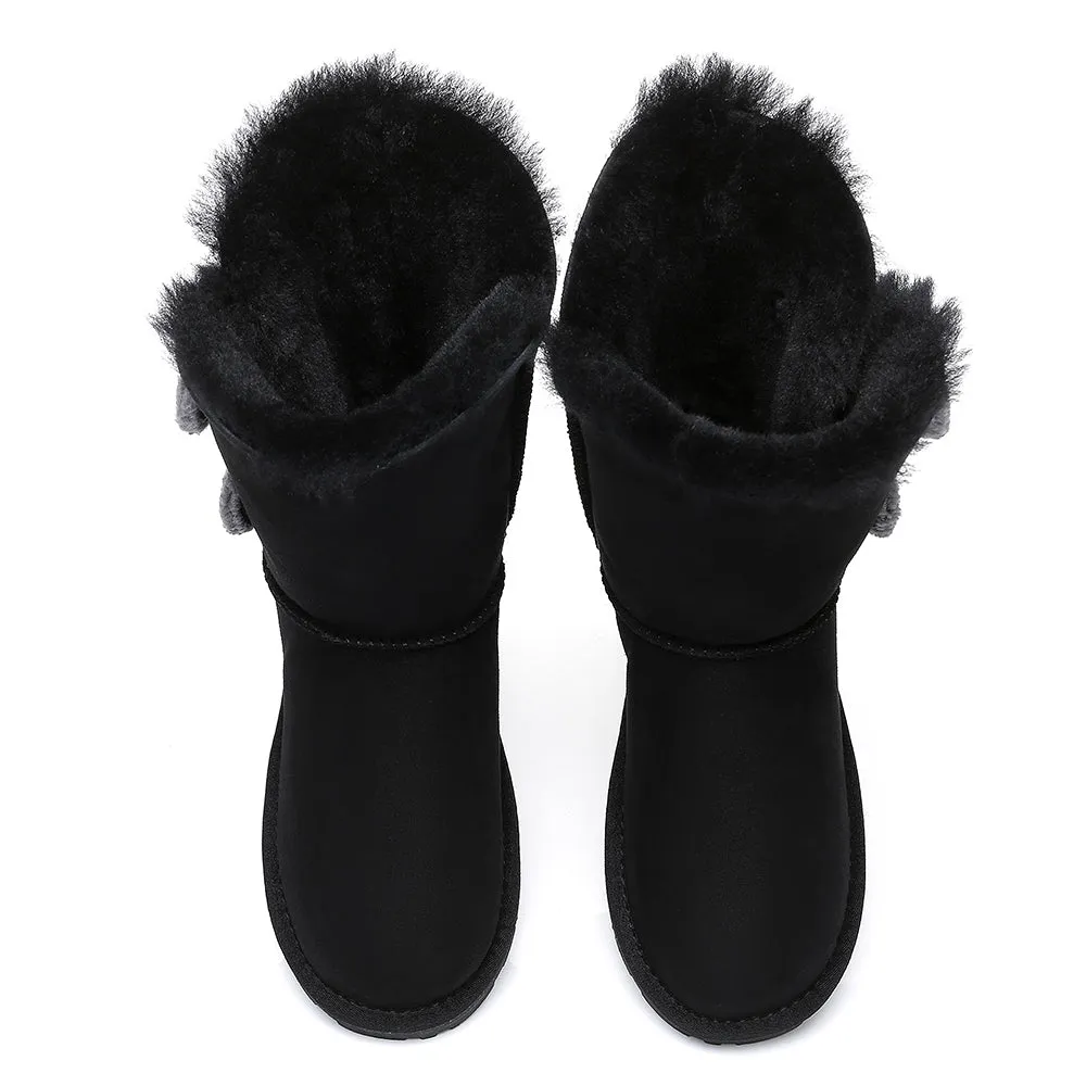 EVERAU UGG Women Short Twin Button Boots Espina #EA3062
