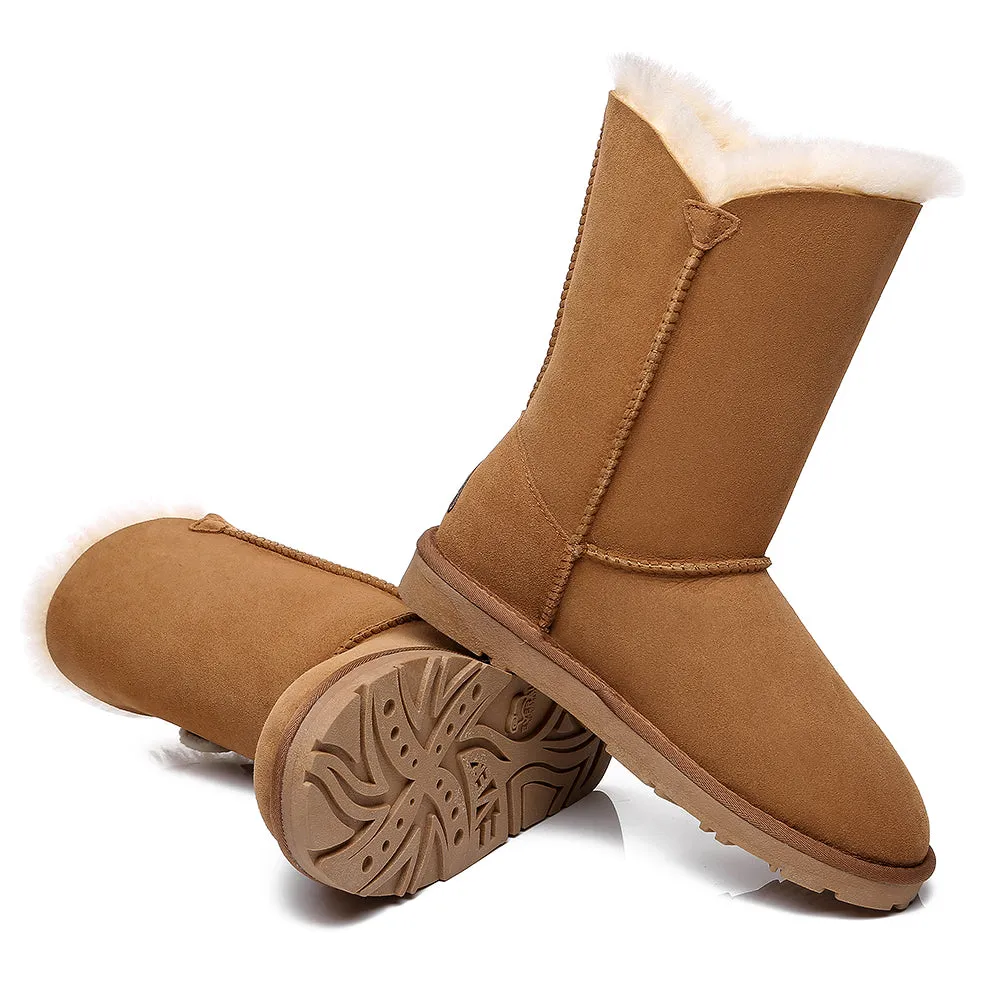 EVERAU UGG Women Short Twin Button Boots Espina #EA3062