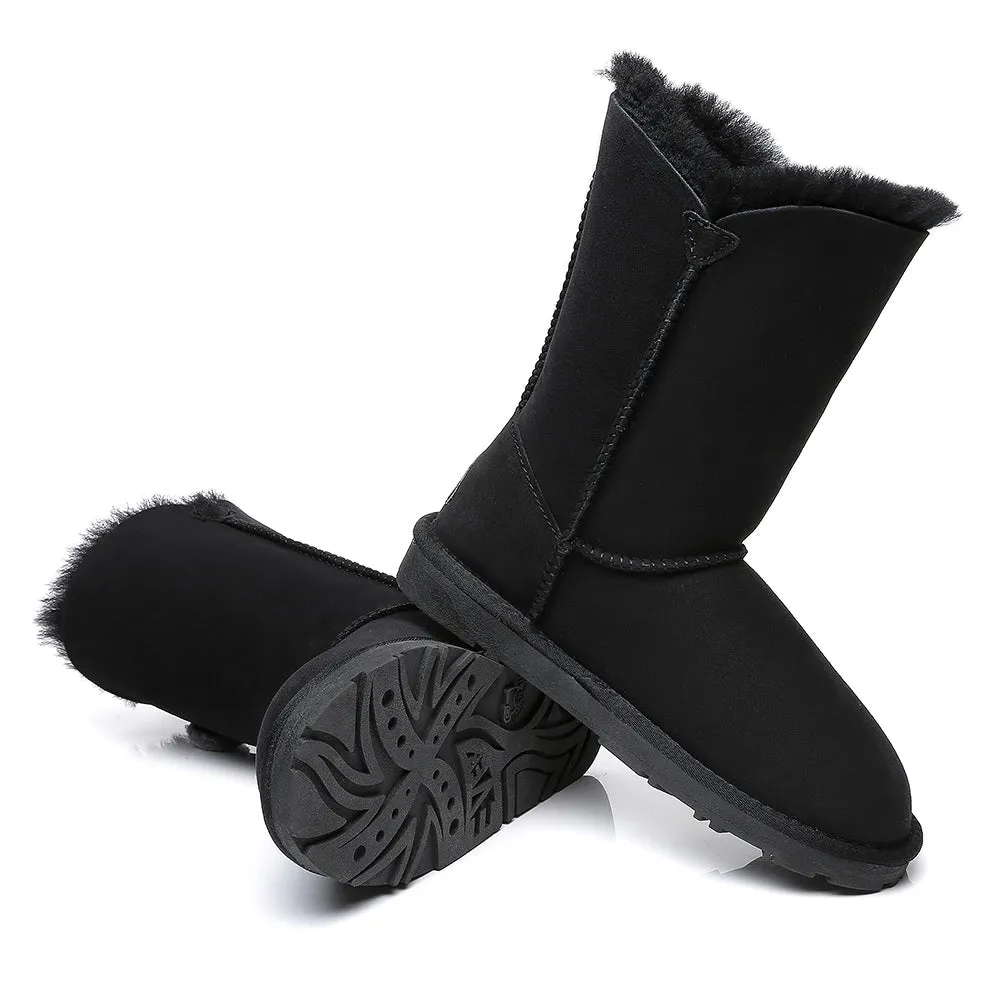 EVERAU UGG Women Short Twin Button Boots Espina #EA3062