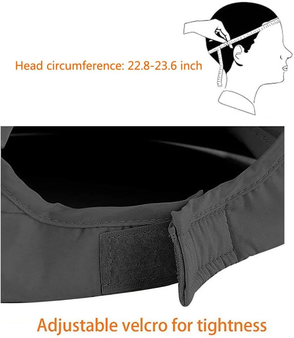 HINDAWI Sun Hats for Women Wide Brim UV Protection Sun Hat Summer Beach Packable Visor