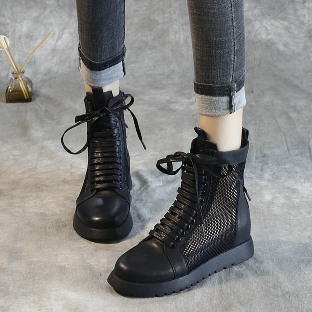 Lace-up Platform Waterproof Boots | Gift Shoes