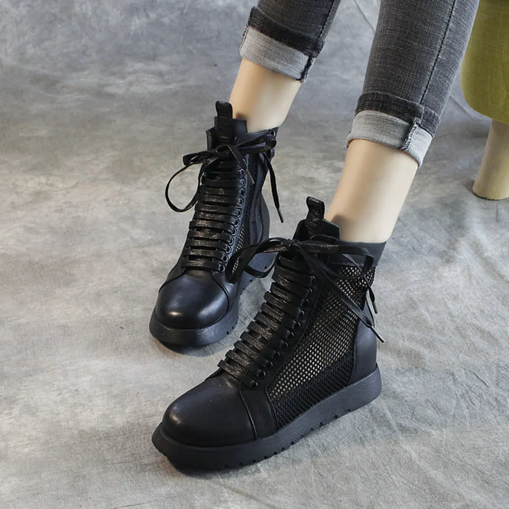 Lace-up Platform Waterproof Boots | Gift Shoes