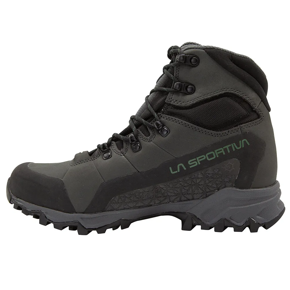 Men's La Sportiva Nucleo High II GTX Color: Carbon/ Forest