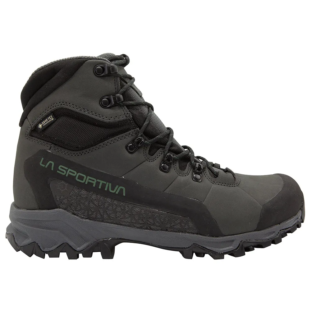 Men's La Sportiva Nucleo High II GTX Color: Carbon/ Forest