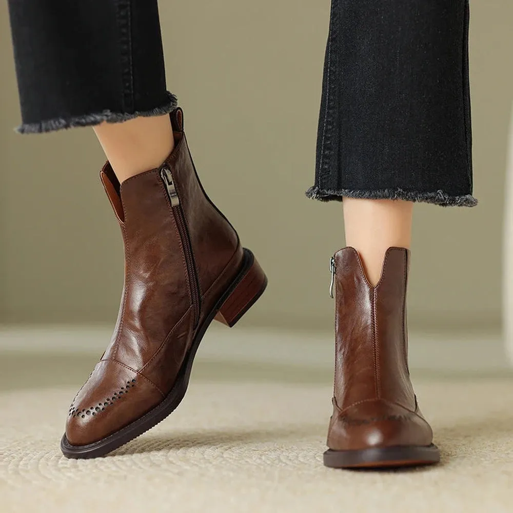 Merendy Historian Chelsea chunky boots