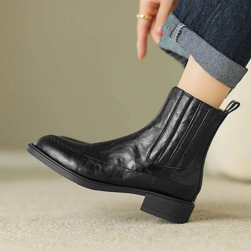 Merendy Historian Chelsea chunky boots