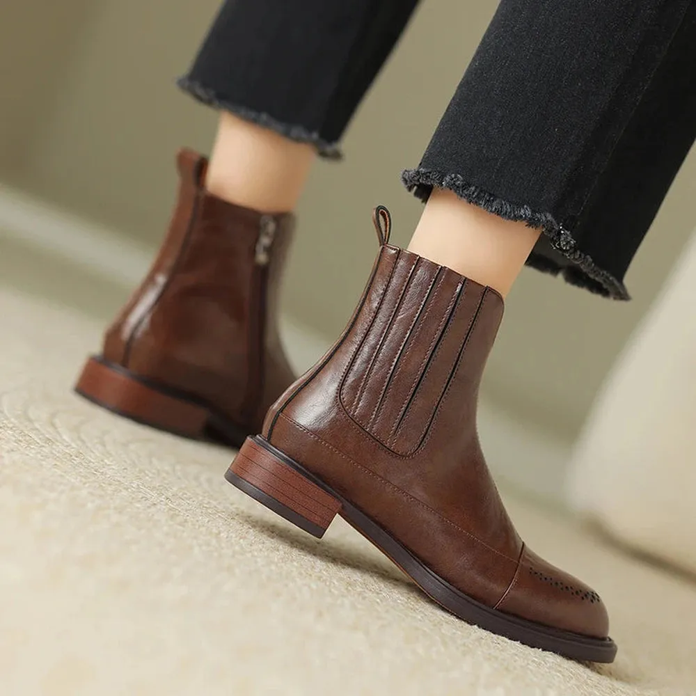 Merendy Historian Chelsea chunky boots