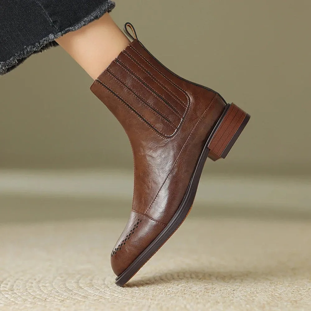 Merendy Historian Chelsea chunky boots