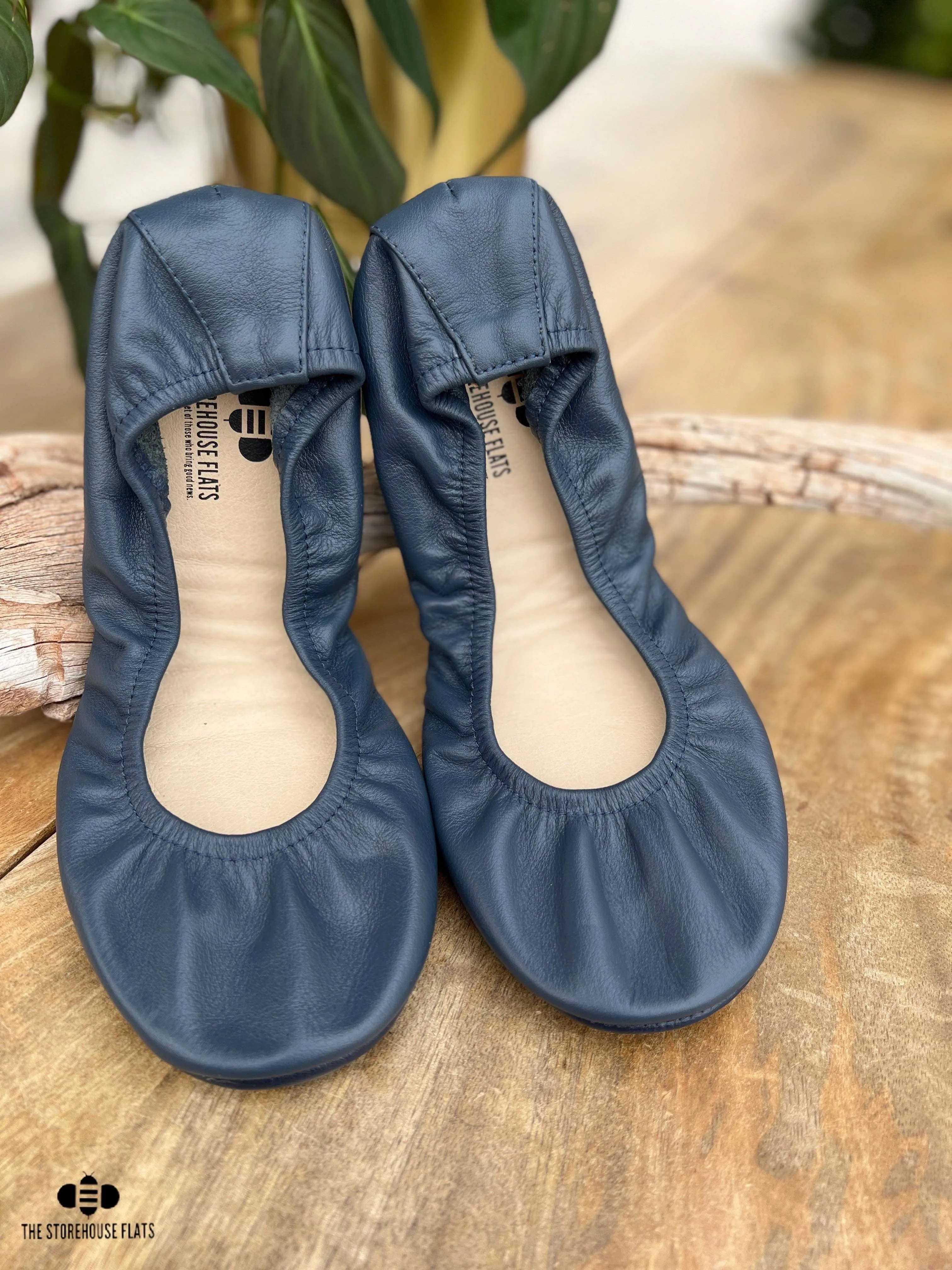 Navy Blue Storehouse Flats Classics