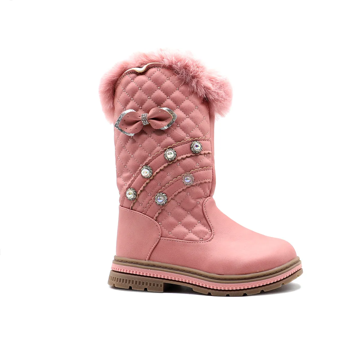 Pink Casual Boots G60034