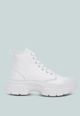 Roxane Chunky Lace Up Boots