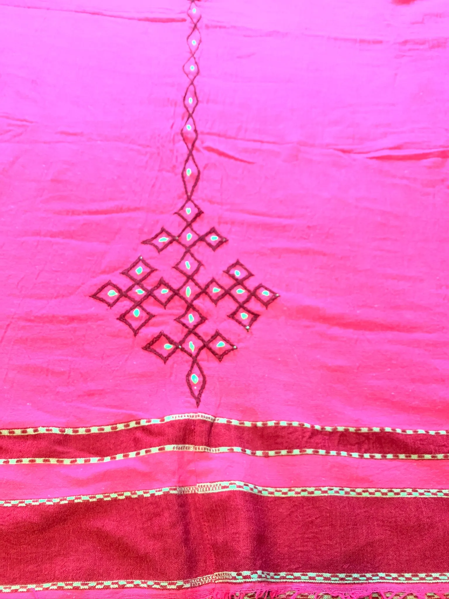 Tunic - Handwoven embroidered women