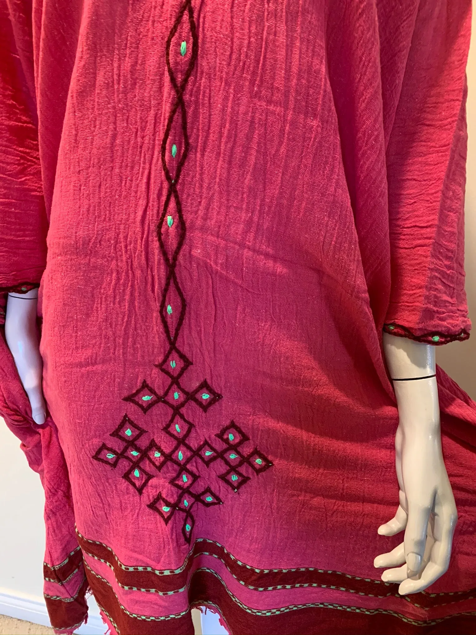 Tunic - Handwoven embroidered women