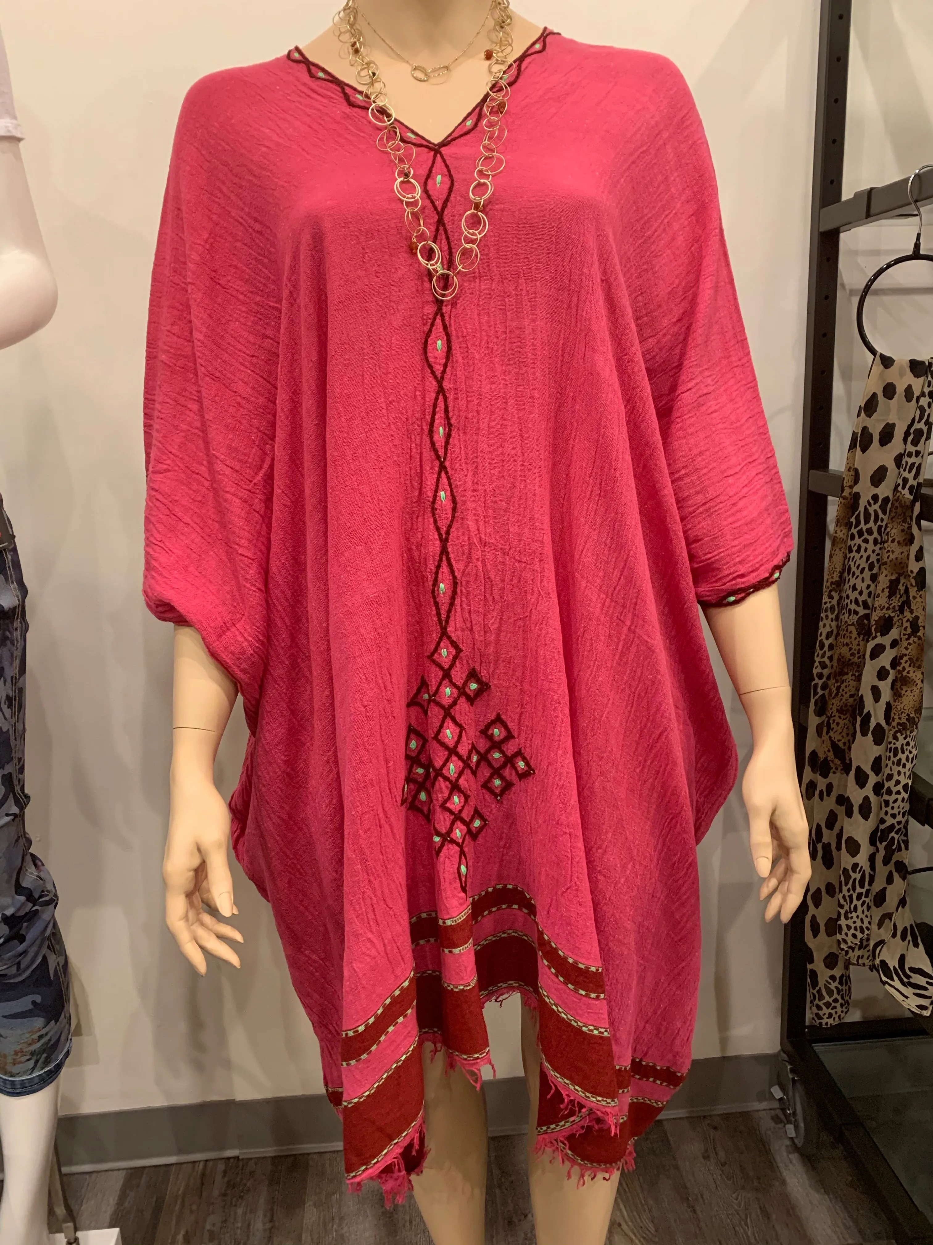 Tunic - Handwoven embroidered women
