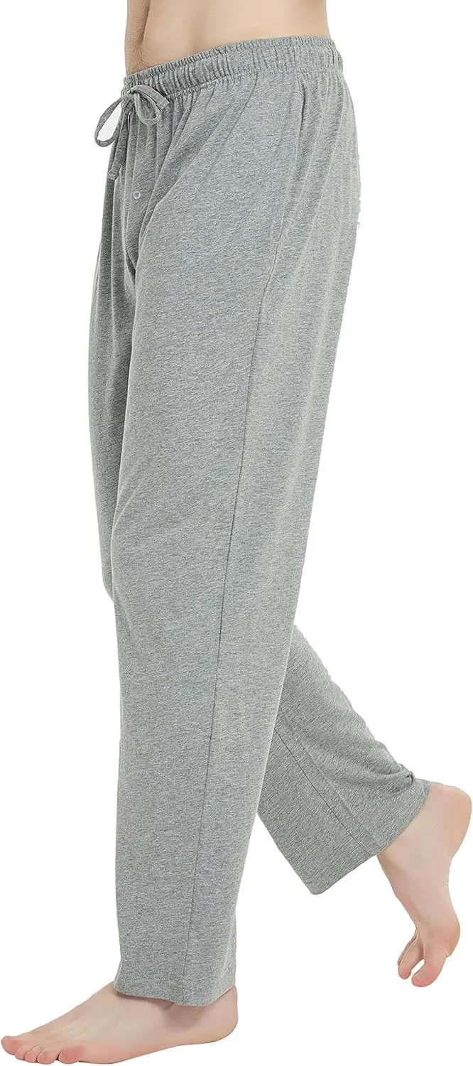 U2SKIIN 2 Pack Mens Pajama Pants Soft, Lightweight Lounge Pant with Pockets Sleep Pj Bottoms for Men