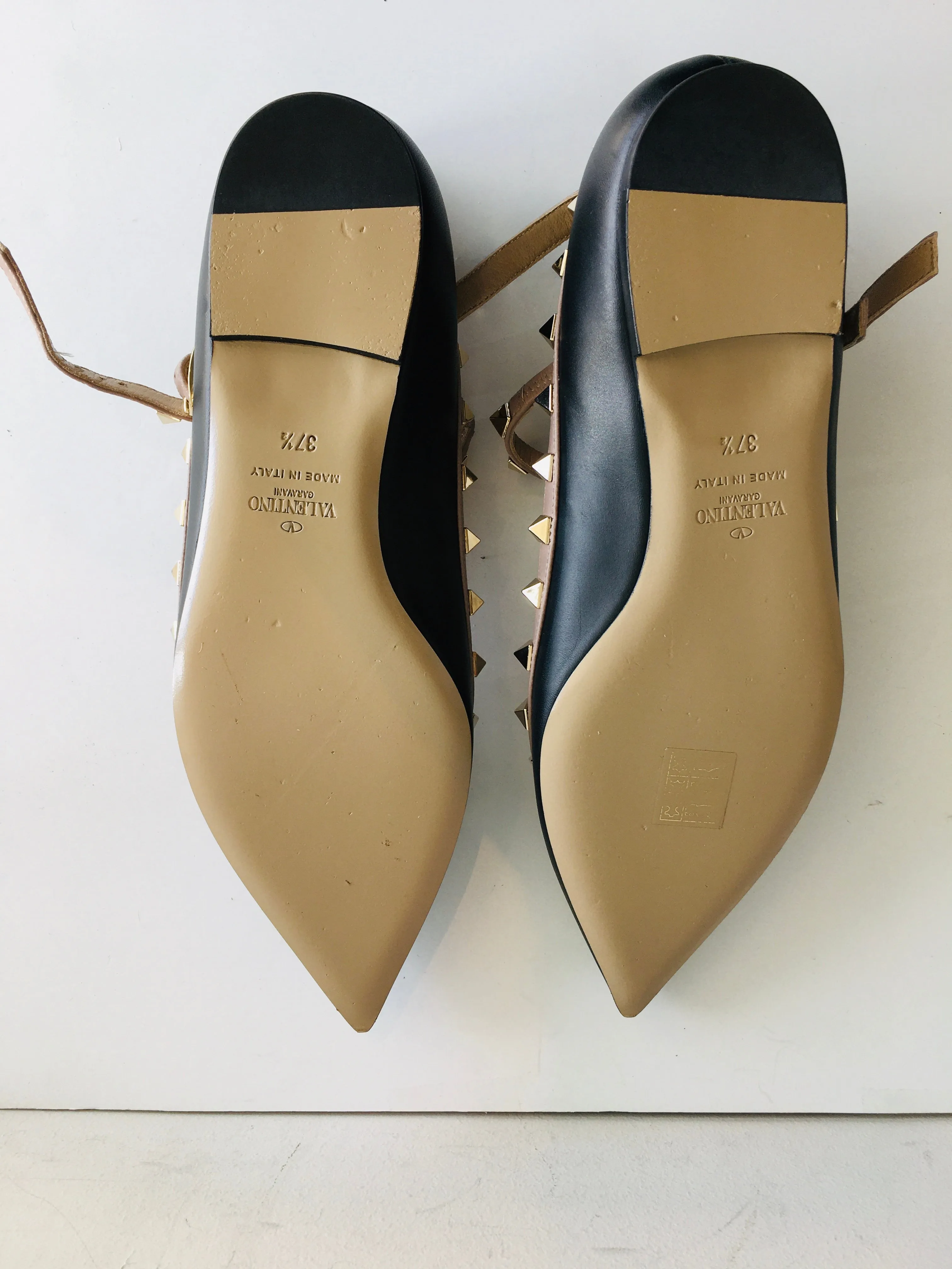 Valentino Rockstud Caged Ballet Flats